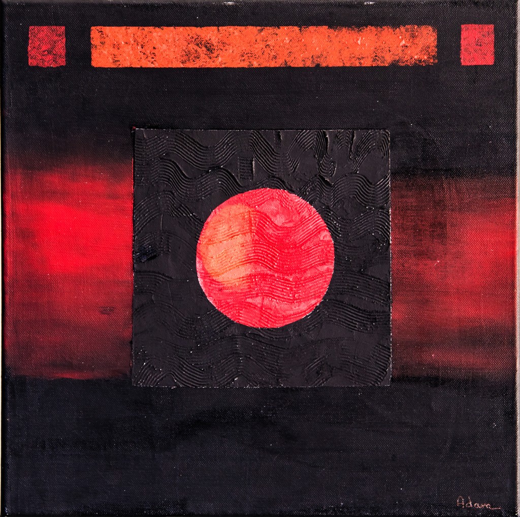 Zen en rouge et noir